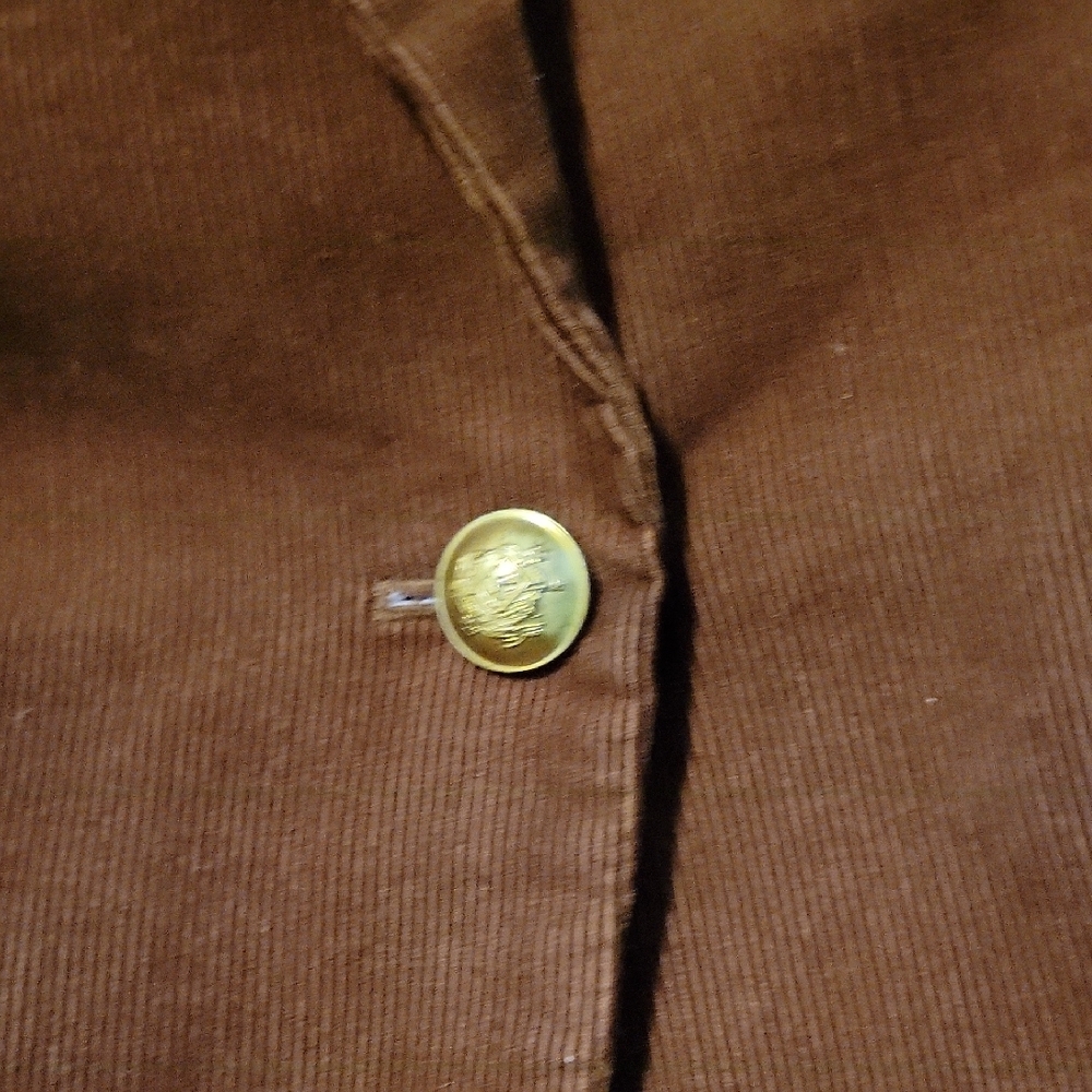 J. Crew Campbell Brown Corduroy Velvet Blazer - 6 - Picture 6 of 11